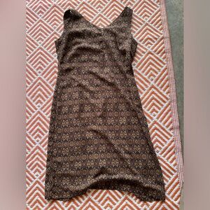 Studio I brown summer tank dress size 10